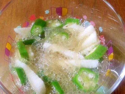 ねばねば食材と春雨のさっぱり和え物